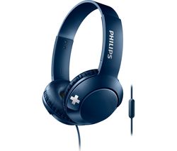 PHILIPS Bass+ SHL3075BL Headphones - Blue