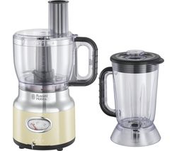 RUSSELL HOBBS Retro 25182 Food Processor - Cream