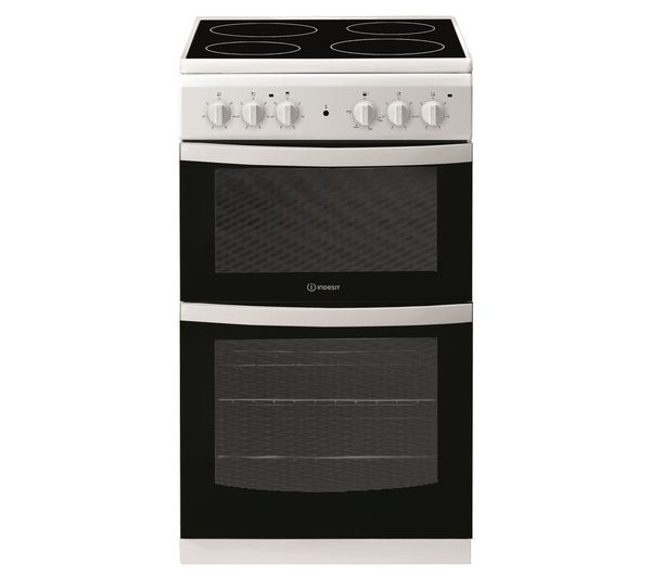 Indesit Id5v92kmw Uk 50 Cm Electric Ceramic Cooker White