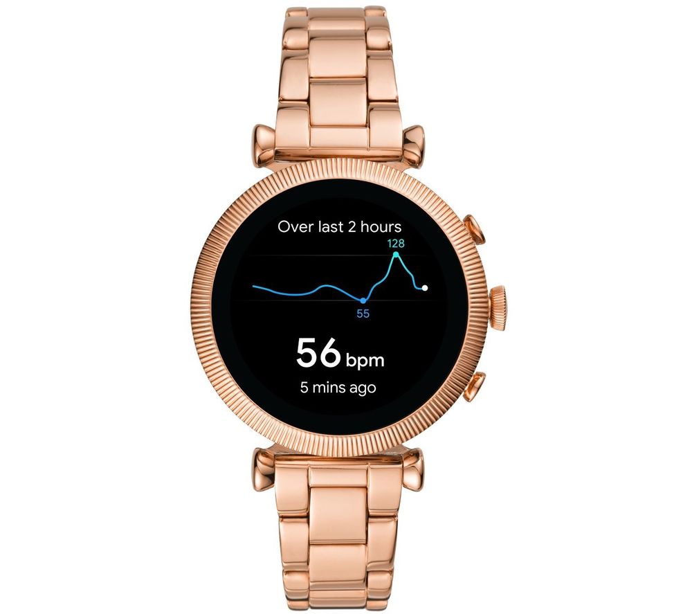 FOSSIL Sloan HR FTW6040 Smartwatch - Rose Gold, 40 mm Fast Delivery ...