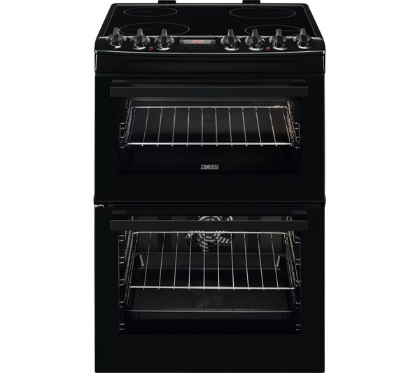 Zanussi Zcv69360ba 60 Cm Electric Ceramic Cooker Black