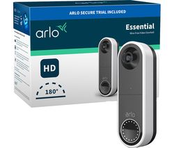 AVD2001-100EUS Video Doorbell - Black & White