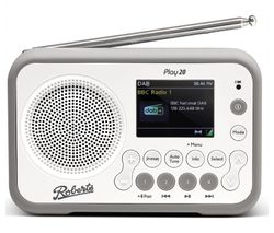 PLAY20W Portable DAB+/FM Bluetooth Radio - White