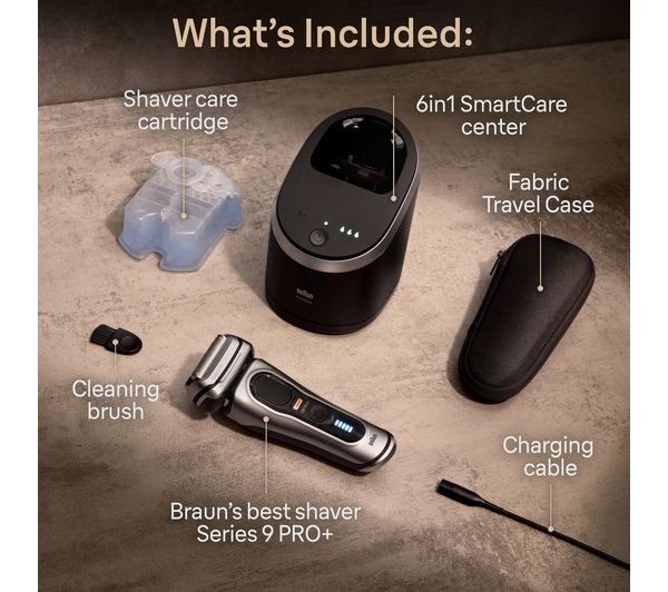 BRAUN Series 9 Pro 9467CC Wet & Dry Foil Shaver & SmartCare Centre