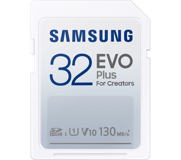 Image of SAMSUNG EVO Plus Class 10 SDHC Memory Card - 32 GB