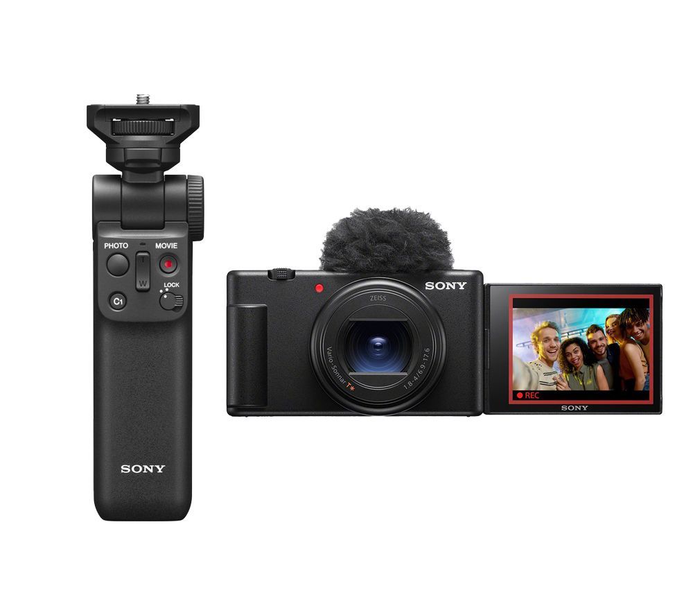 ZV-1 II Vlogging Camera & GP-VPT2BT Shooting Grip with Wireless Remote Commander Bundle