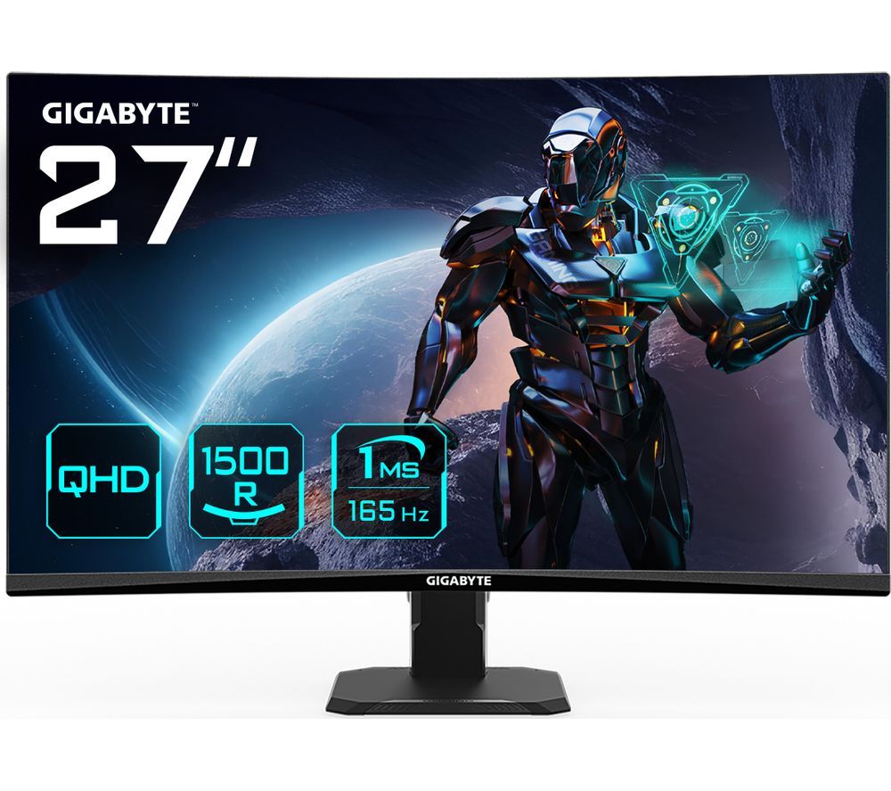 GS27QC Quad HD 27" Curved LED Gaming Monitor - Black