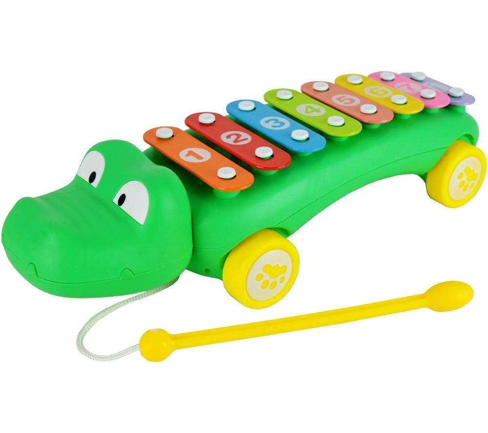 LS1001 Crocodile Pull Along Xylophone