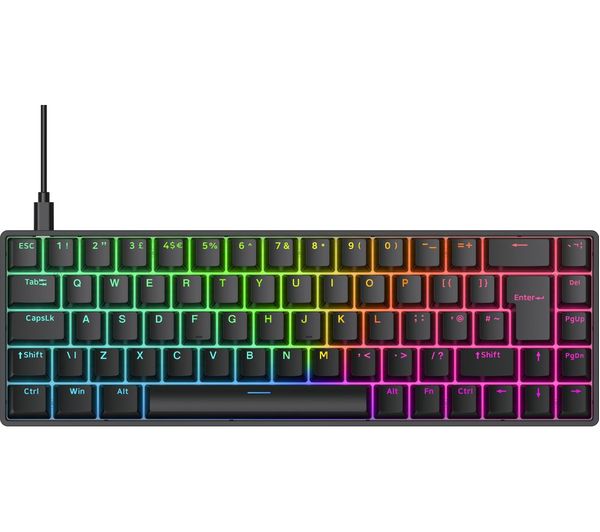 Nos C 800 Mini Magnetic 65 Rgb Gaming Keyboard Black