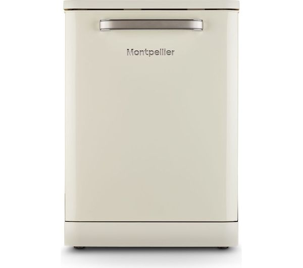 Montpellier Retro Mab1353dc Full Size Dishwasher Cream