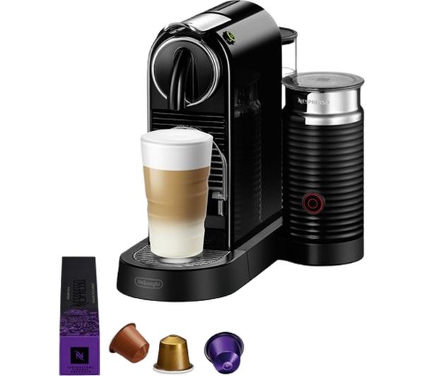 NESPRESSO by De'Longhi Citiz Barista Bundle EN267.BAE Coffee Machine - Black