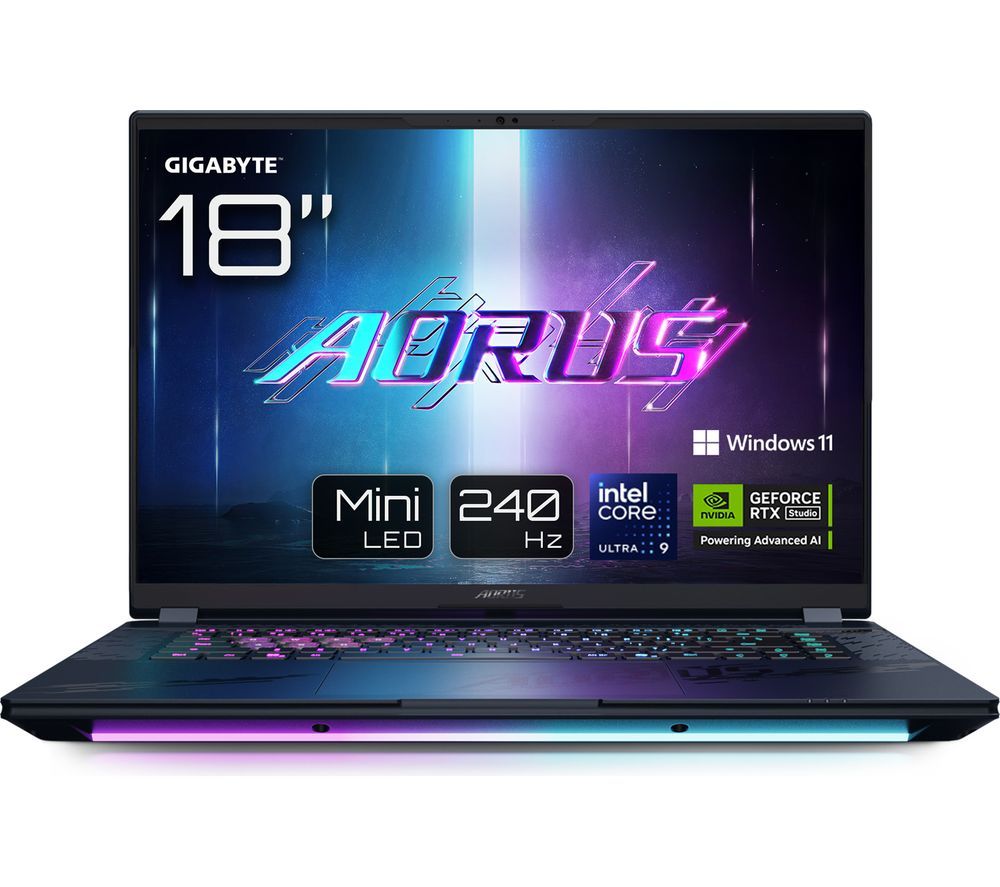 AORUS MASTER 18 18" Gaming Laptop - Intel® Core™ Ultra 9, RTX 5090, 2 TB SSD