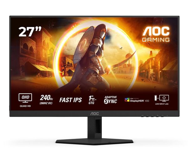 Aoc Q27g4zr Quad Hd 27 Ips Lcd Gaming Monitor Black