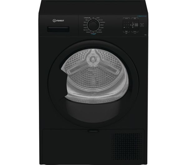 Indesit C Yd 92d Bb Uk 9 Kg Heat Pump Tumble Dryer Black