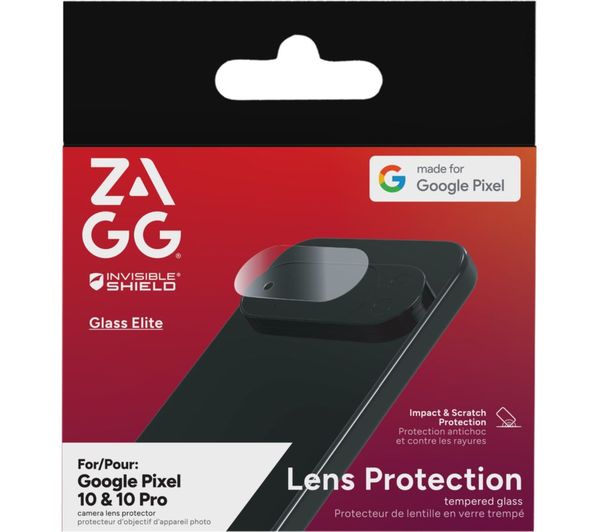 Zagg Invisibleshield Google Pixel 10 10 Pro Clear View Camera Protector Clear