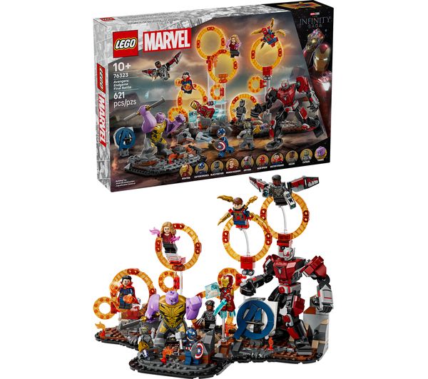 An image of LEGO Marvel 76323 Avengers: Endgame Final Battle Set