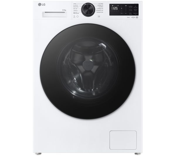 An image of LG ELCTRNC Series 3 Direct Drive W2X5095TLB 9 kg WiFi-enabled Washer Dryer - White