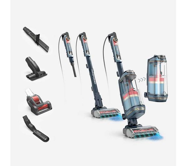 An image of SHARK PowerDetect Transformer LX5000UKT Bagless Upright Vacuum Cleaner - Chimera Blue