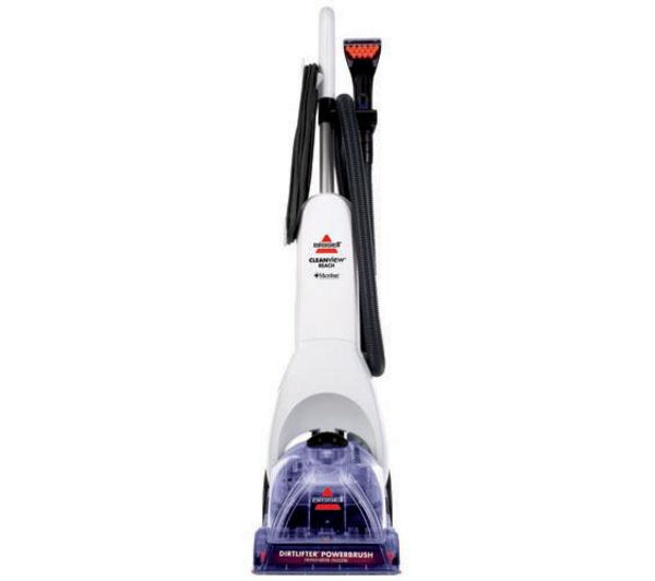 37Y8E BISSELL Cleanview Reach 37Y8E Upright Carpet Cleaner White & Purple Currys Business