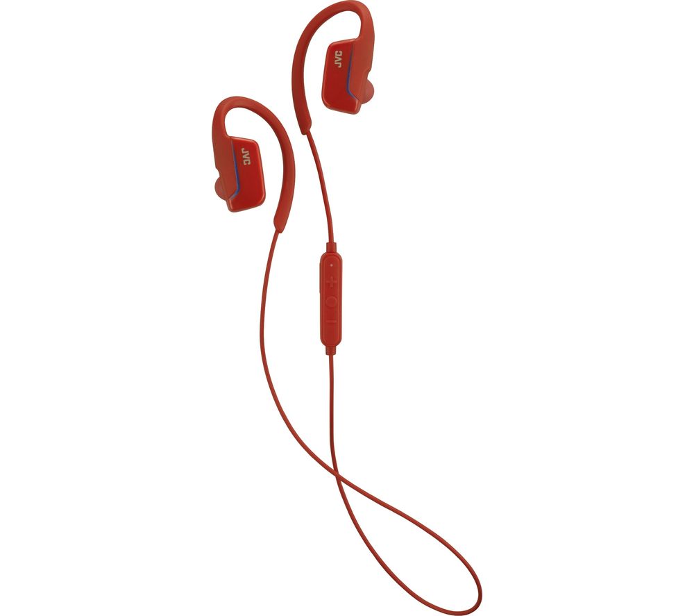 JVC HA-EC30BT-RE Wireless Bluetooth Headphones - Red, Red