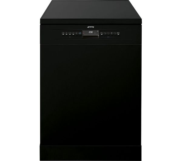 SMEG DF613PBL Full-size Dishwasher - Black, Black