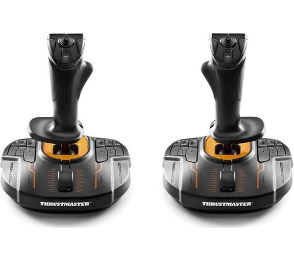 THRUSTMASTER T16000M FCS Space Sim Duo Joysticks - Black, Black