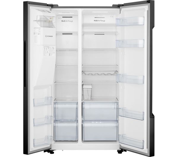 Hisense rs694n4tb1 american store fridge freezer