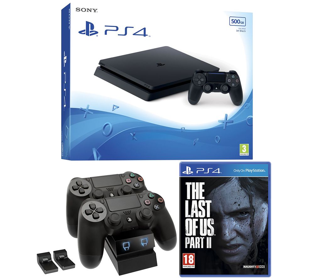 SONY PlayStation 4 500 GB, The Last of Us Part II & Twin Docking Station Bundle, Red Review