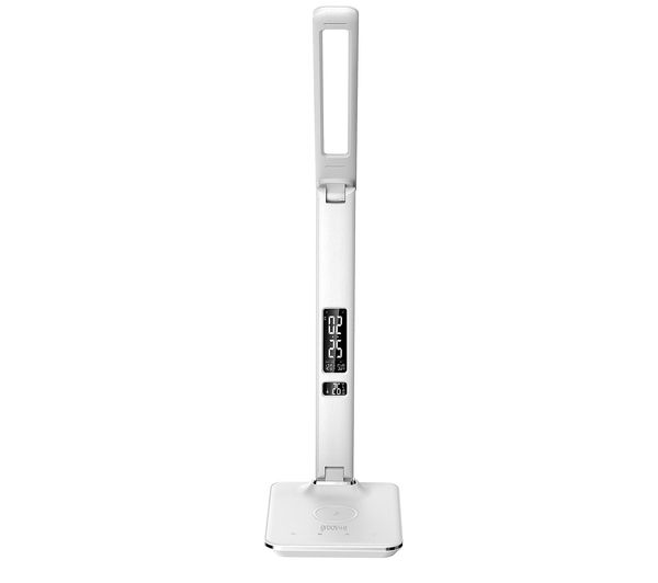 Buy GROOVE Ares LED Desk Lamp with Wireless Charging Pad & Clock
