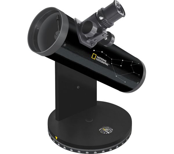Buy NAT. GEOGRAPHIC 76/350 Compact Reflector Telescope Black Free