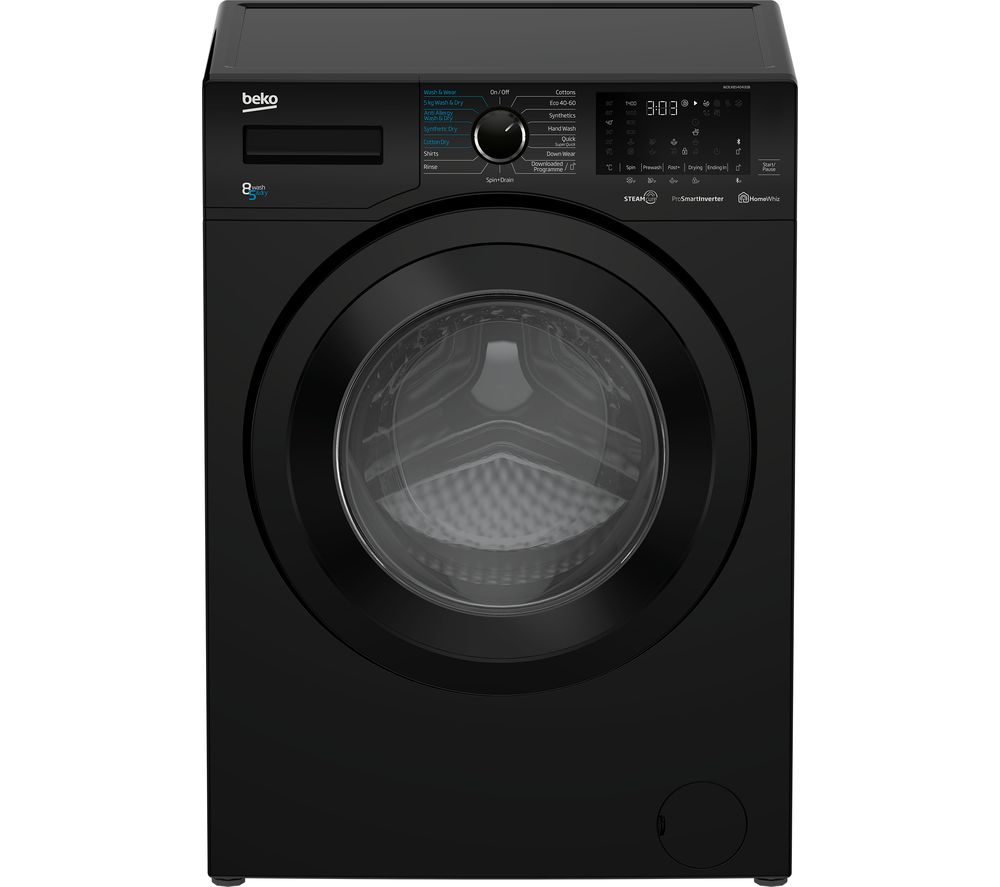 Pro RecycledTub WDEX8540430B Bluetooth 8 kg Washer Dryer - Black