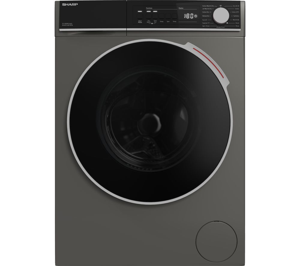 SHARP ES-NDB8144AD-EN 8 kg Washer Dryer - Anthracite
