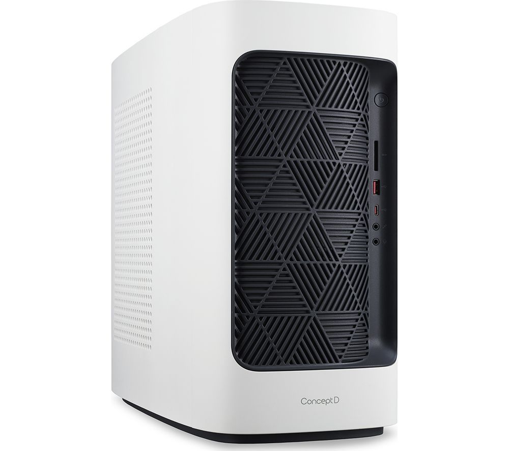 ACER ConceptD CT300-51A Desktop PC - Intel® Core™ i5, 1 TB HDD & 1 TB SSD, White