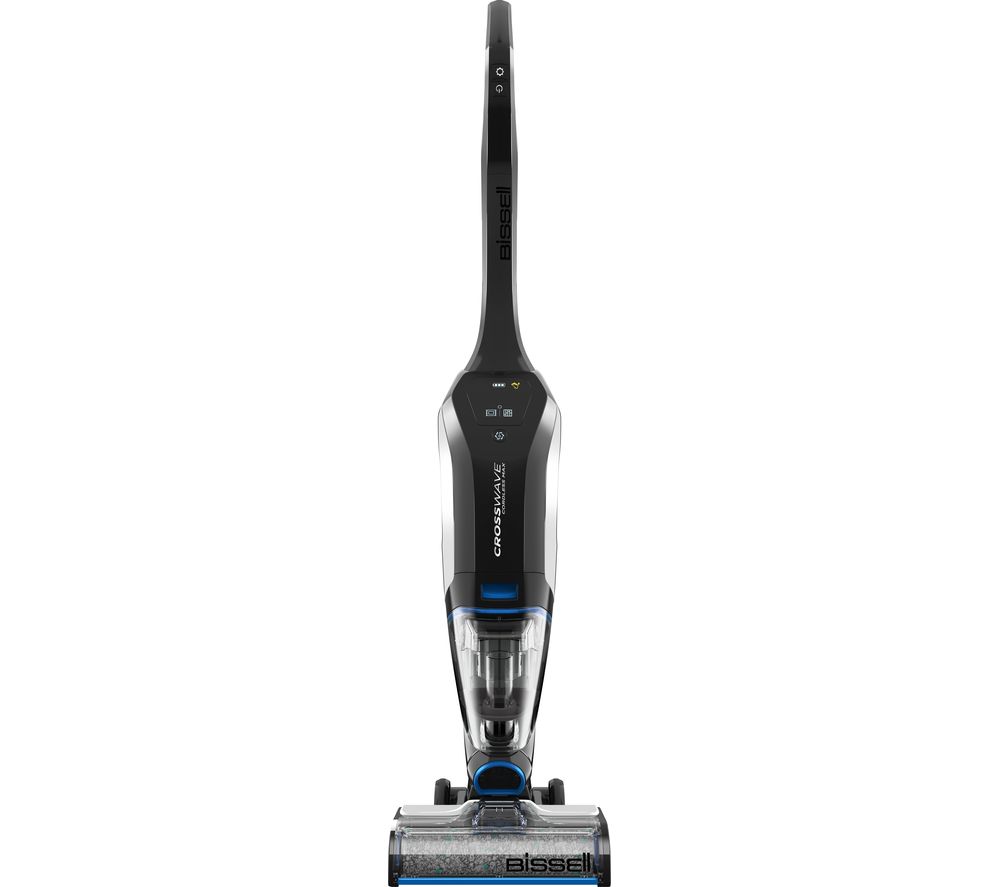 BISSELL Crosswave Max 2765E Cordless Floor Cleaner - Black, Silver & Blue