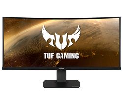 TUF VG35VQ Wide Quad HD 35" Curved VA LCD Gaming Monitor - Black