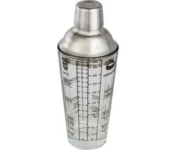 111550 Cocktail Shaker - Silver & Clear