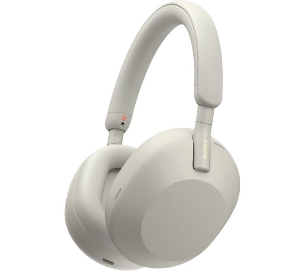 Image of SONY WH-1000XM5 Wireless Bluetooth Noise-Cancelling Headphones - Silver