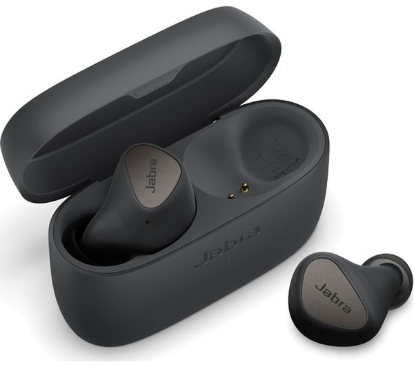 Jabra Elite 4 Wireless Bluetooth Noise Cancelling Earbuds Dark Grey