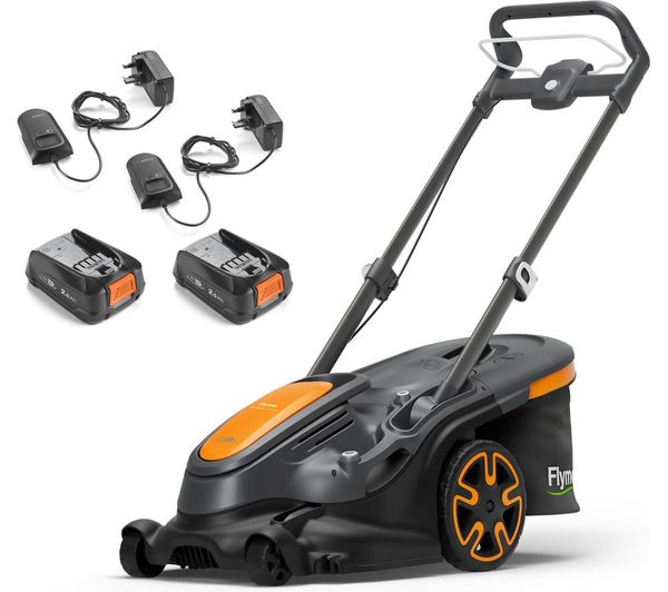 Flymo 36v Ultramow Duo 460 Cordless Lawnmower Kit