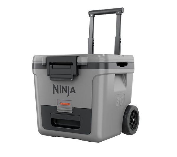 Ninja Fb230ukgy Frostvault 28l Wheeled Cooler With Dry Zone Grey