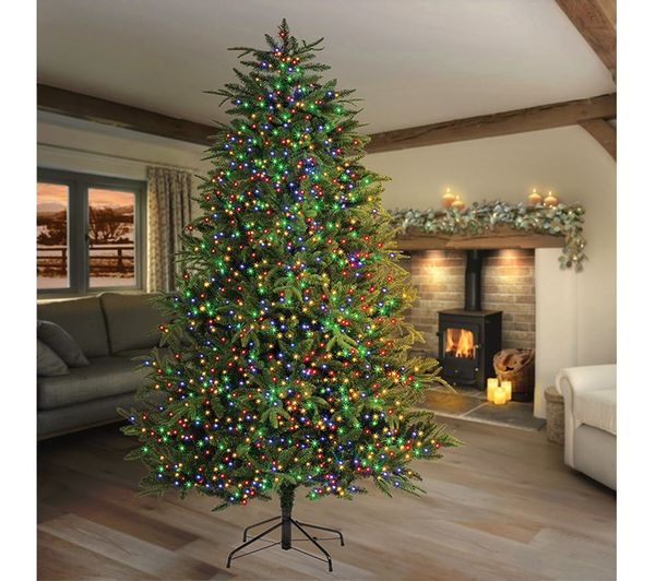 PREMIER TreeBrights 750 Multi-colour LED String Lights with Timer - 18. ...