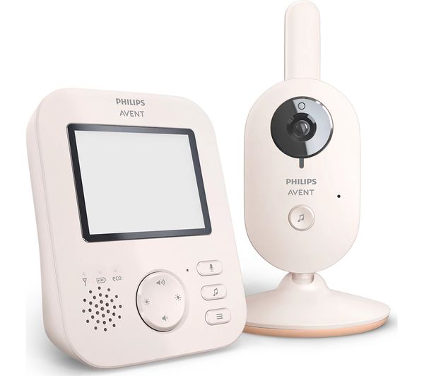 PHILIPS AVENT Avent SCD881/05 Video Baby Monitor - Coral Cream