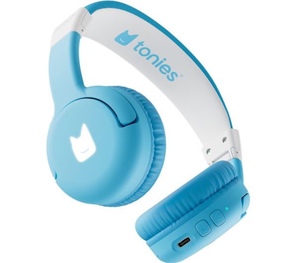 An image of TONIES Wireless Bluetooth Kids Headphones - Sky Blue