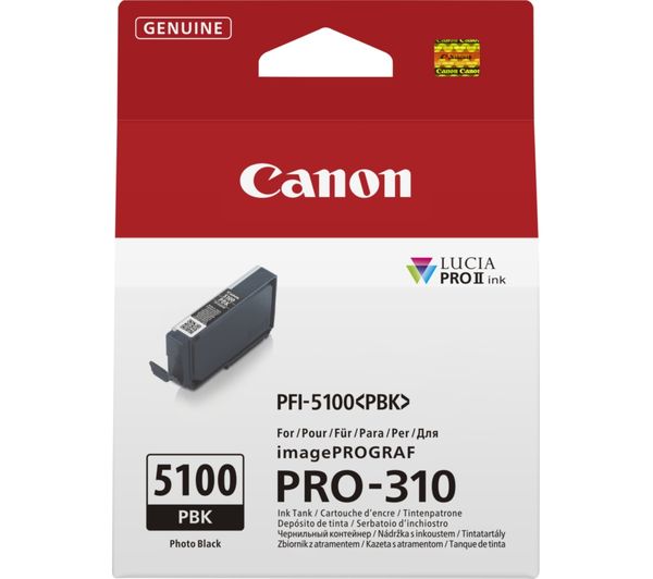 CANON PFI-5100PBK Black Ink Cartridge