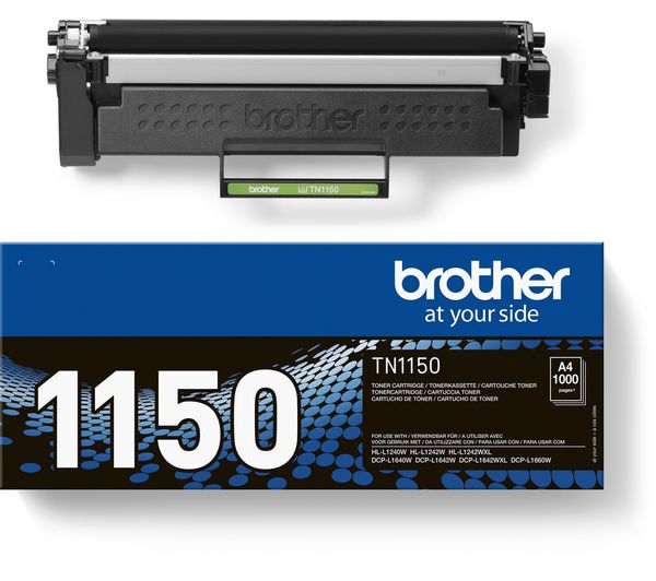 An image of BROTHER TN1150 Black Toner Cartridge