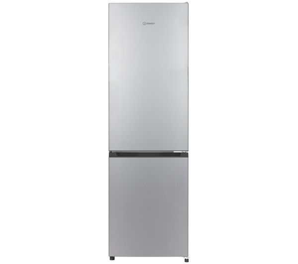 An image of INDESIT Total No Frost INKF 8251 W4UK 70/30 Fridge Freezer - Silver