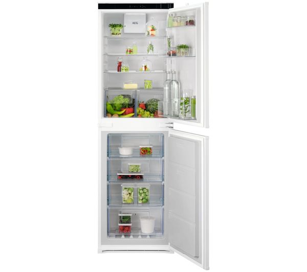 An image of AEG 7000 TwinTech OSC7T185ES Integrated 50/50 Fridge Freezer - Sliding Hinge