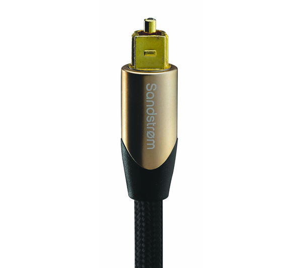 SANDSTROM AV Gold Series S2OPT314X Digital Optical Cable - 2 m, Gold