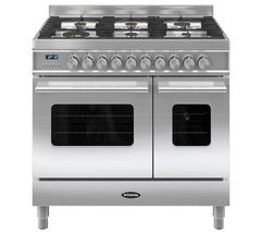 BRITANNIA Delphi 90 RC9TGDES Duel Fuel Range Cooker - Stainless steel