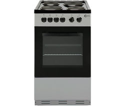 FLAVEL FSBE50S 50 cm Electric Solid Plate Cooker - Silver & Black